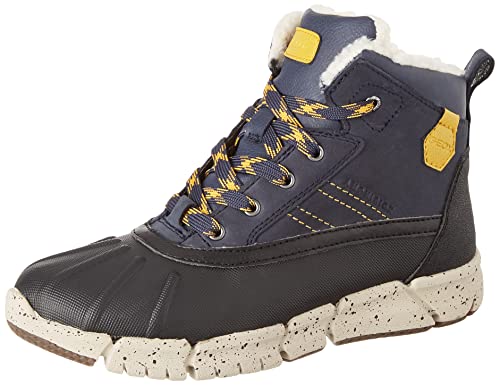 Geox Jungen J Flexyper Boy B Abx Stiefeletten, Navy Yellow, 37 EU von Geox