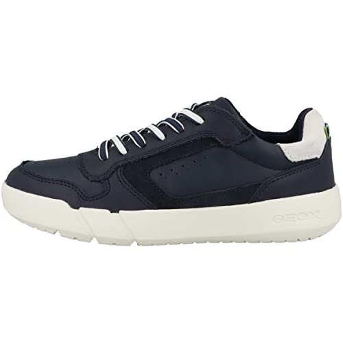 Geox J HYROO Boy Sneaker, Navy/White, 30 EU von Geox