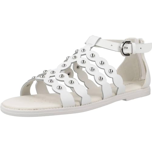 Geox J Karly Girl Sandal, White, 33 EU von Geox