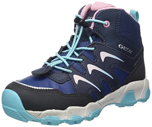 Geox Mädchen J Magnetar G. B Abx Sneakers, Navy Watersea, 36 EU von Geox