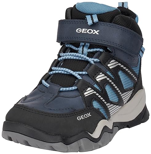 Geox J MONTRACK Boy B ABX Sneaker, Navy/LT AVIO, 34 EU von Geox