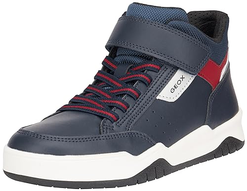 Geox J Perth Boy B Sneaker, Navy/RED, 29 EU von Geox