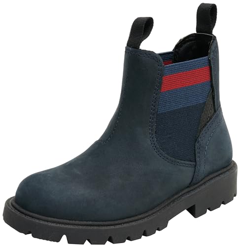 Geox J SHAYLAX Boy Ankle Boot, Navy/RED, 28 EU von Geox