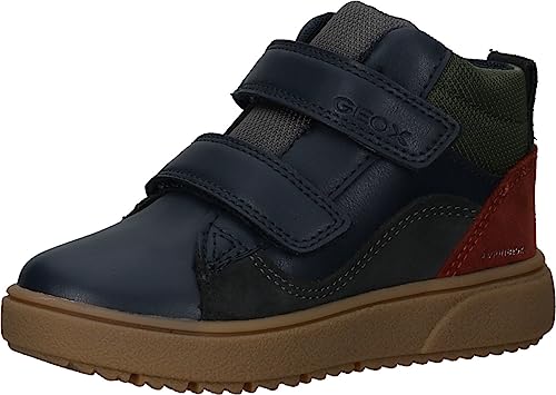 Geox J THELEVEN Boy B ABX Sneaker, Navy/Dark Grey, 32 EU von Geox