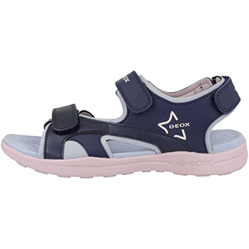 Geox Damen J VANIETT Girl Sandal, Navy/PINK, 37 EU von Geox