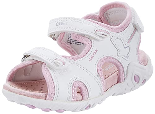 Geox Damen J Whinberry G Sandal, White/PINK, 37 EU von Geox