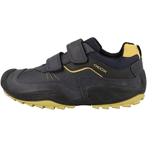 Geox Jungen J New Savage Boy A Schuhe, Navy Ochreyellow, 27 EU von Geox