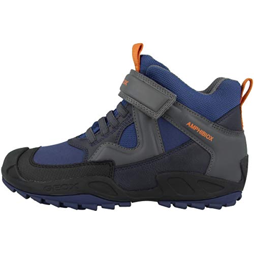 Geox Jungen J New Savage Boy B A Schuhe Blue Dk Grey 30 EU von Geox