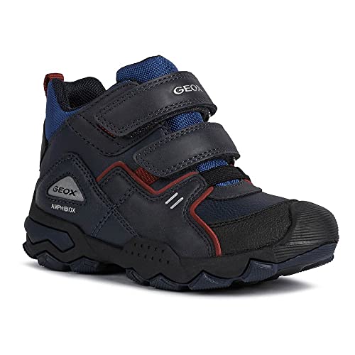 Geox Jungen J Buller Boy B Abx A Schuhe, Navy Dk Red, 24 EU von Geox