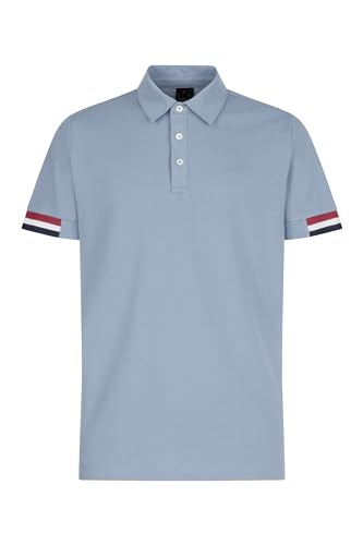 Geox Men's M Polo Detail Poloshirt, Faded Denim, L von Geox