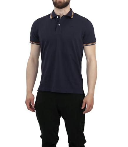 Geox Men's M Polo Shirt, Blue Nights, S von Geox