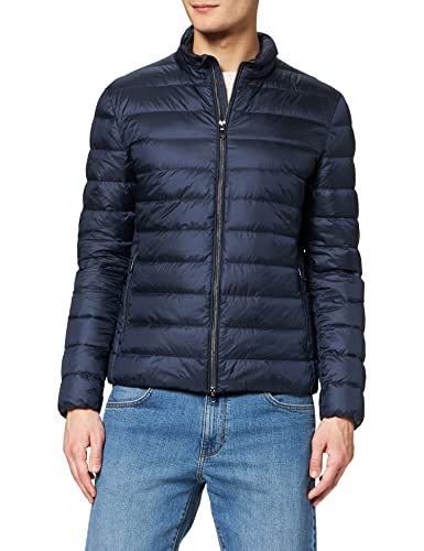 Geox Herren M Dereck I Short JKT Down Coat, Gothic Blue, 48 von Geox