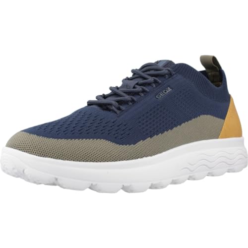 Geox U SPHERICA F Sneaker, DK AVIO/SAGE, 39 EU von Geox