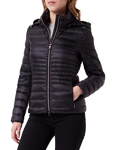 Geox Damen D Jaysen Jacket, Black, DE 38 / Herstellergröße 44 von Geox