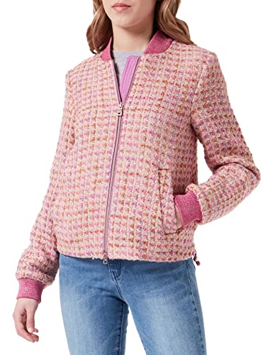 Geox Women's W KENCY Jacket, Violet Multicolor, 44 von Geox