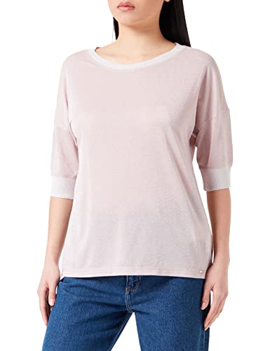 Geox Women's W T-Shirt, Sepia Rose Lurex, M von Geox