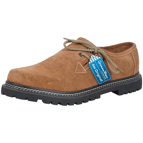 German Wear Haferlschuhe Trachtenschuhe Original Handmachart Trachten Lederschuhe aus Wildleder Echtleder Schuhe Kastanienbraun - 41 EU mit 2X Schnürsenkel German Wear Haferlschuhe Trachtenschuhe Original Handmachart Trachten Lederschuhe aus Wildleder Echtleder Schuhe Kastanienbraun - 41 EU mit 2X Schnürsenkel von German Wear
