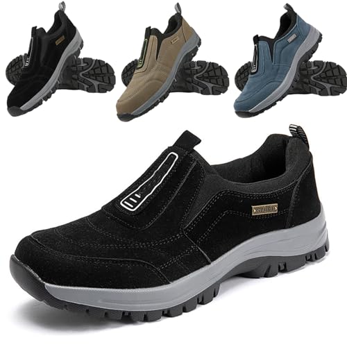 Hatme Schuhe,hatme Wanderschuhe,Hatme Orthopaedic Shoes,orthopädische Wanderschuhe,atmungsaktives Orthopädisches,orthopädische Wanderschuhe Herren Von Hartmann,Schuhe Damen Orthopädische-Black||39EU von Gerrit