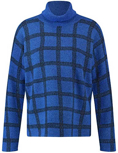 GERRY WEBER Edition Damen 770556-44708 Pullover, Blau/Schwarz Druck, 38 von Gerry Weber