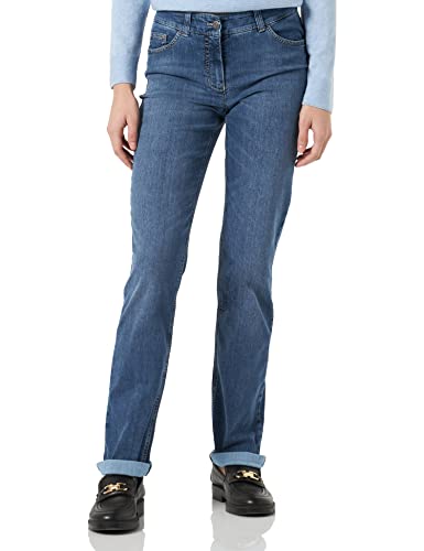 GERRY WEBER Edition Damen 822052-66835 Jeans, Blue Denim with use, 36R von Gerry Weber