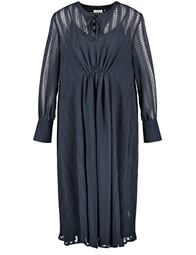 GERRY WEBER Damen 880023-31428 Kleid Gewebe, Blau-Marine, 40 von Gerry Weber