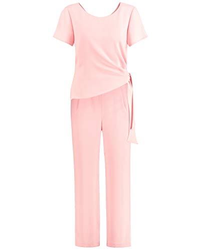 Gerry Weber Damen Jumpsuit mit Wickeleffekt Feminine Passform Rosenwasser 46 von Gerry Weber