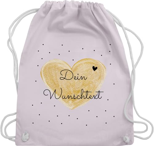 Turnbeutel Rucksack - Aufdruck selbst gestalten - Dein Wunschtext - Unisize - Pastell Rosa - alles liebe zum valentinstag rucksäcke stoffbeutel selber machen junggesellenabschied stofftaschen von Geschenk mit Namen personalisiert by Shirtracer