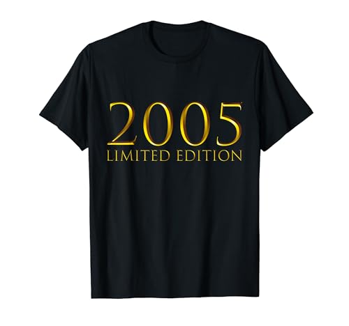 19. Geburtstag Junge Mädchen 19 Jahre 2005 Lustig Geschenk T-Shirt von Geburtstagsgeschenk Damen Herren 2005 Geschenkidee