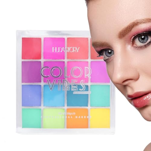 Matte Lidschatten-Palette,Nicht reizende hochpigmentierte Augenfarben mit 16 Farben - Alltagskosmetik für Dating, Reisen, Zuhause, Arbeiten, Einkaufen, Zusammenkommen Geteawily von Geteawily