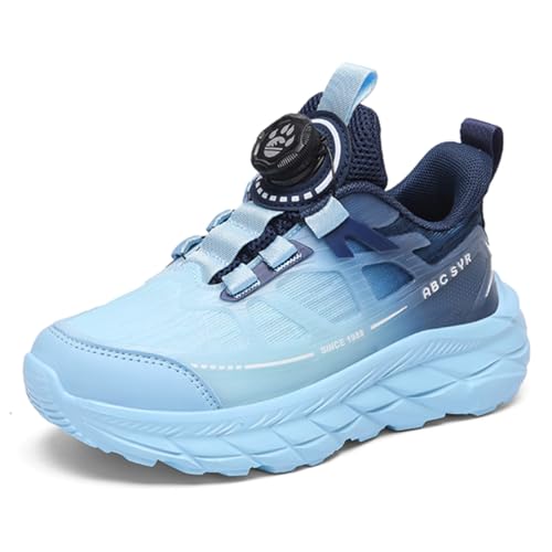 Geymxzik Kinder Sneaker Laufschuhe Mode Jungen Sportschuhe Turnschuhe Bequem Atmungsaktiv Leicht Outdoor Sport Freizeit Schuhe Joggingschuhe 34EU von Geymxzik