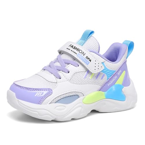 Geymxzik Kinder Turnschuhe Mädchen Jungen Sportschuhe Leicht Atmungsaktiv Laufschuhe Outdoor Fitnessschuhe Sneaker Schuhe Hallenschuhe Walkingschuhe Jungenschuhe, 33EU von Geymxzik