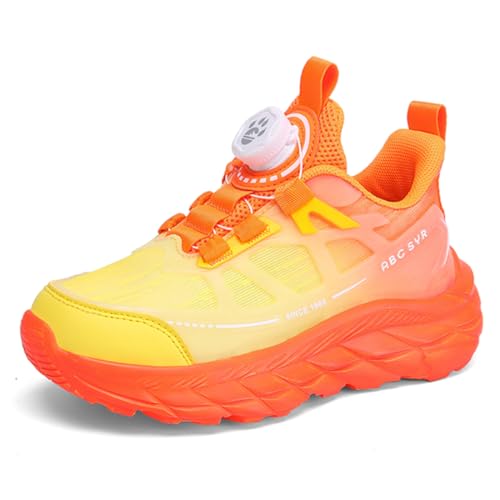 Geymxzik Kinderschuhe Jungen Sportschuhe Kinder Laufschuhe Mädchen Atmungsaktiv Outdoor Turnschuhe Freizeit Sneaker Leicht Hallenschuhe, 31EU von Geymxzik