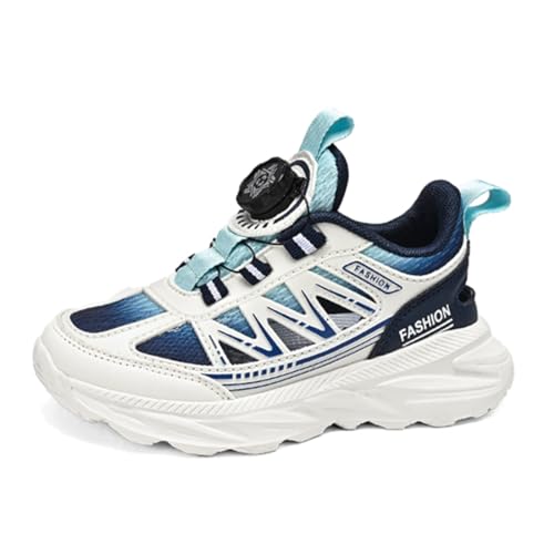 Geymxzik Laufschuhe Kinder Turnschuhe Jungen Schuhe Mädchen Leicht Sportschuhe Atmungsaktiv Mesh Sneakers Freizeit Schuhe, 31EU von Geymxzik