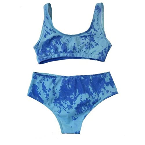 Gflyme Bikini mit Farbwechsel, Zweiteilig Temperaturempfindlich U-Ausschnitt Hohe Taille Sommer Bademode Strand Bikini Badeanzug Triangel Bikinihose Strandmode Strandbikini Swimsuit von Gflyme