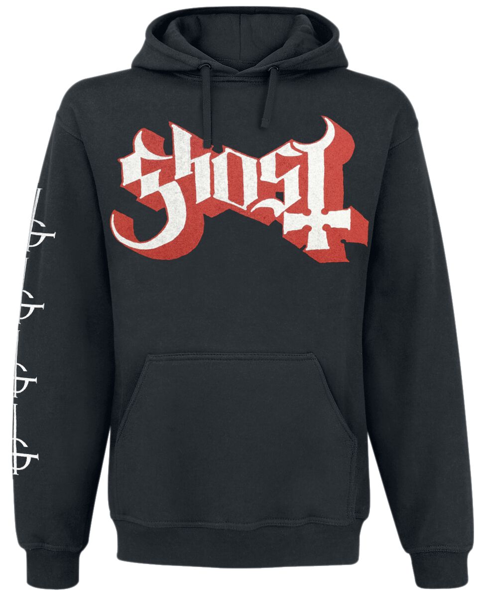 Ghost Kapuzenpullover - Papa Ring - XL - für Männer - Größe XL - schwarz  - Lizenziertes Merchandise! von Ghost