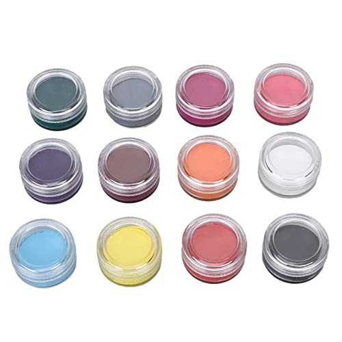 Ghzste 120 g Kinder-Gesichtsbemalungsset, 12 Farben, schnell trocknend, sichere Festival-Make-up-Farbe für Halloween, Weihnachten, Cosplay von Ghzste