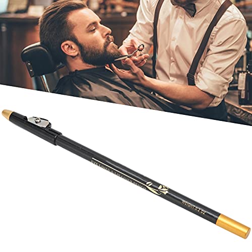 Professioneller Bartstift-Füller für Männer, Bartstift mit Anspitzer, Bartstift-Formungs-Styling-Werkzeug für Styling und Kanten (Schwarz) von Ghzste