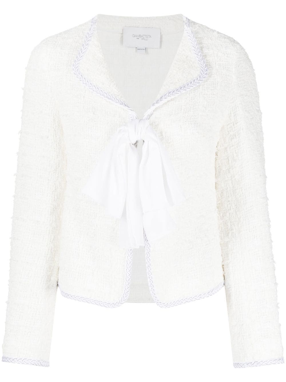 Giambattista Valli Tweed-Jacke - Weiß von Giambattista Valli