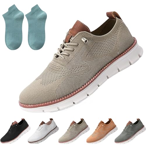 Gienslru Breeze Schuhe Herren, Breeze Urban Schuhe Herren, Wearbreeze Schuhe, Urban und Ultra Bequeme Schuhe (braun,43) von Gienslru