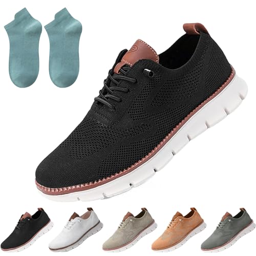 Gienslru Breeze Schuhe Herren, Breeze Urban Schuhe Herren, Wearbreeze Schuhe, Urban und Ultra Bequeme Schuhe (schwarz,39) von Gienslru