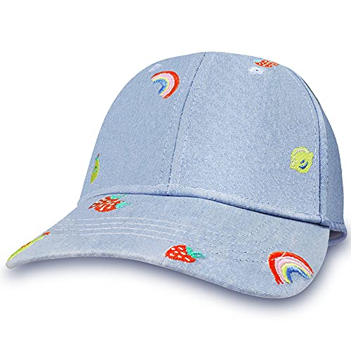 Gifts Treat Mädchen Baseballkappe Kinder Sommer Sonnenhut Jungen Mädchen Mütze im Tierdesign(Denim Em, 48cm) von Gifts Treat