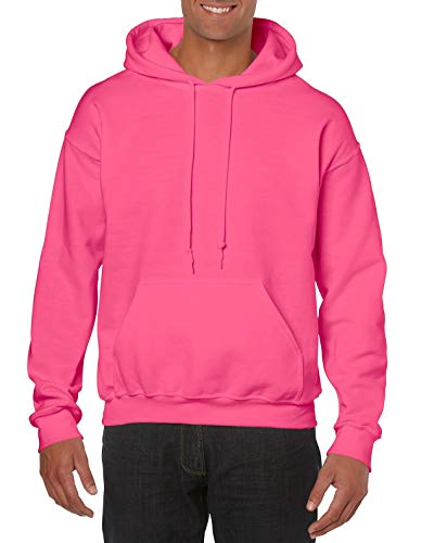 GILDAN Herren Heavy Blend Kapuzenpullover, Rosa (Safety Pink), XXL von Gildan