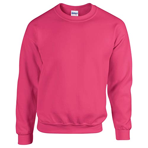 Gildan Herren Sweatshirt, Rosa - Heliconia, M von Gildan