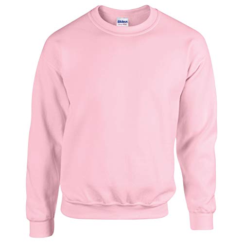 Gildan Herren Sweatshirt, Rosa - Light Pink, L von Gildan