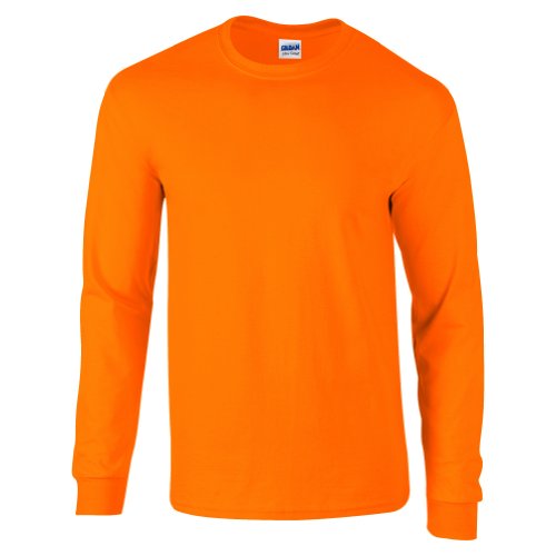 GILDANHerren T-Shirt Orange Safety Orange von Gildan