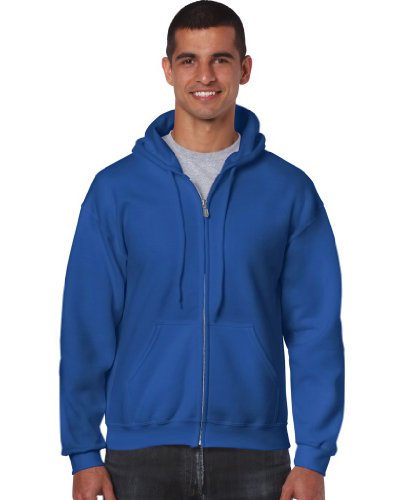 Gildan Heavy Blend Erwachsenen Kapuzen Sweatjacke 18600, Royal, M von Gildan