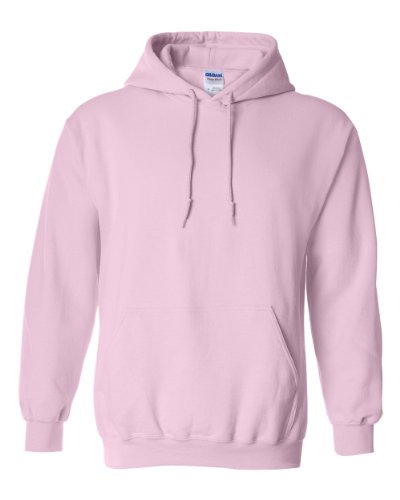 Gildan Heavy Blend G18500 Kapuzenpullover, Herren-Hemd, Sanftes Rosa, M von Gildan