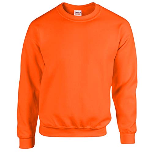 Gildan - Heavy Blend Sweatshirt - S, M, L, XL, XXL, 3XL, 4XL, 5XL /Safety Orange, M von Gildan