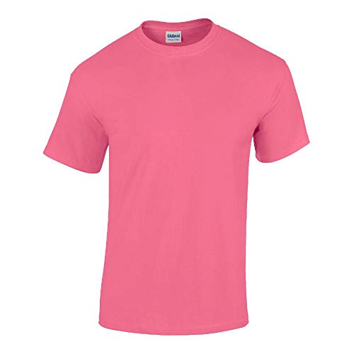 Gildan - Heavy Cotton T-Shirt '5000' / Safety Pink, S von Gildan