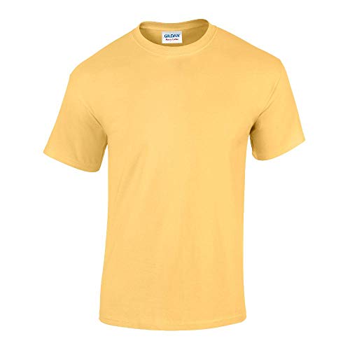 Gildan - Heavy Cotton T-Shirt '5000' / Yellow Haze, L von Gildan